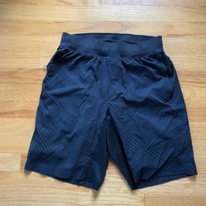 Navy And Black Patterned Lululemon Shorts